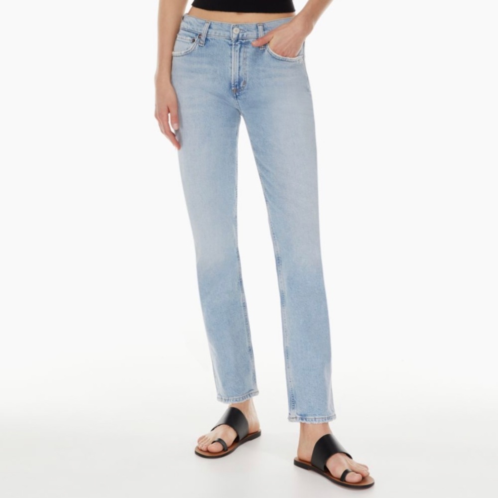 Agolde Lyle Low-rise straight-leg jeans in Rift size 28 (LIKE NEW!)